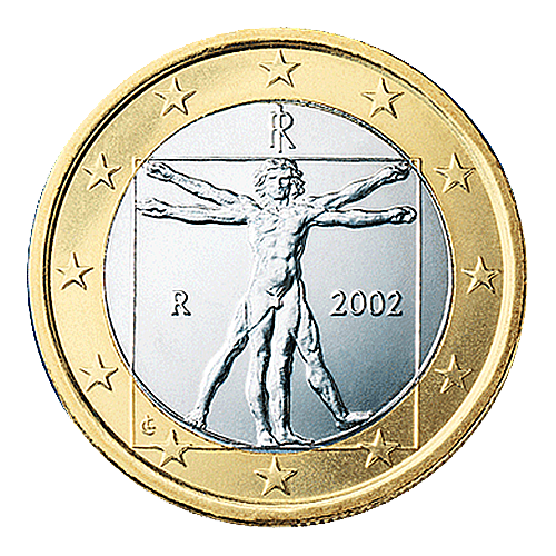 Euro coins (Italy 1 EURO 2002) The Black Scorpion